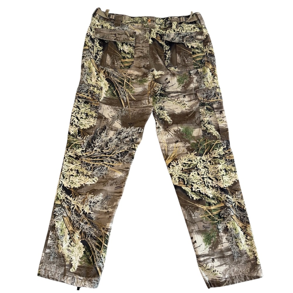 Browning Large 36x31 Brown‎ Green Camouflage Hunting Outdoor Men's Cargo Pants